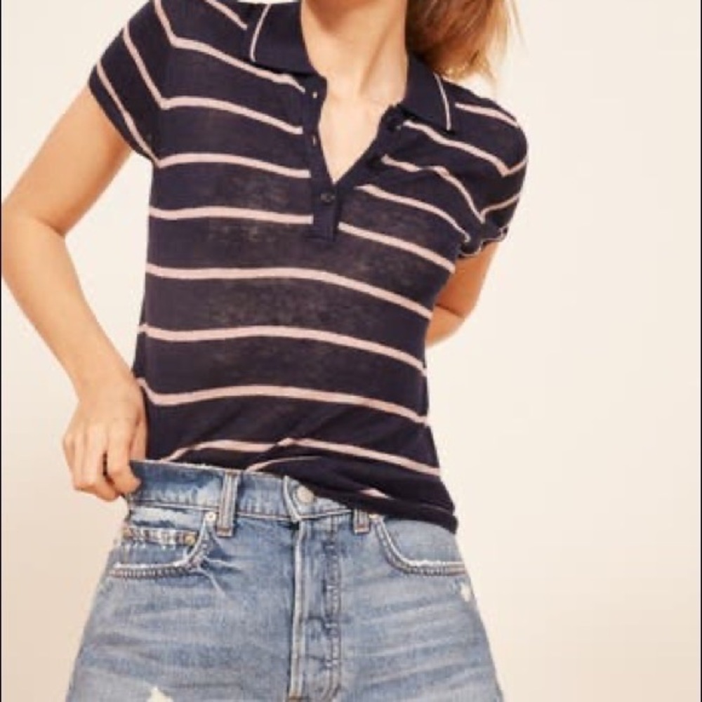 Reformation Linen Polo